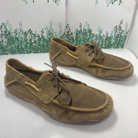 Ariat Gleeson Distressed Leather Tie Mens’s Loafers Size 10.5 US Or 44 EU main image 9